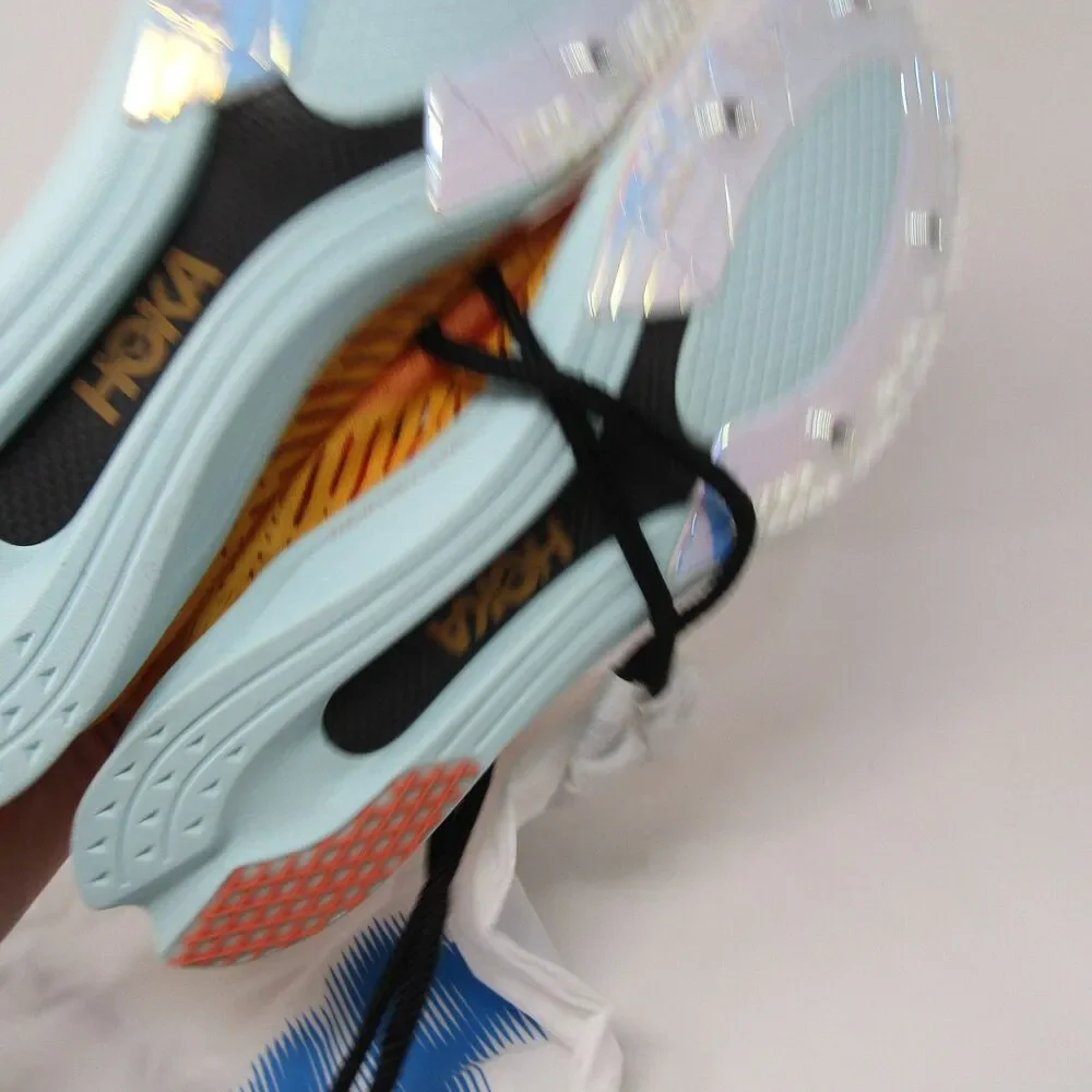 Hoka One One Cielo X LD Track Spikes Men's Size 13 Orange Blue Yellow New